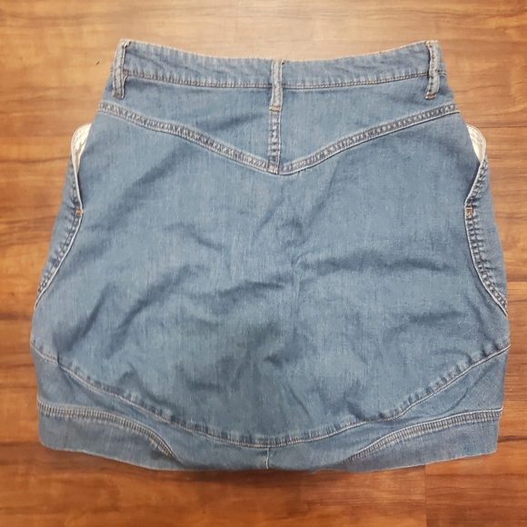 Issey Miyake x Chisato Tsumori Vtg Baggy Drop Crotch harem cuffed denim short 10 - Picture 9 of 14